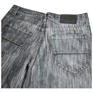 Vintage Y2K Southpole Jeans Mens Size 34x30 Black Denim Relaxed Fit